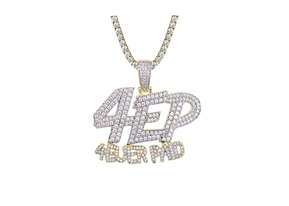 4EVER Paid Iced Out Pendant